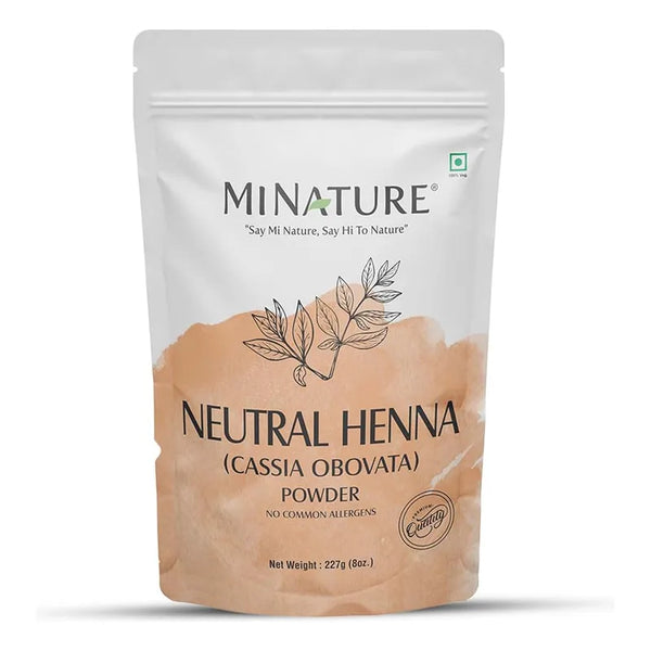Polvo Henna Neutra Mi Nature 227g Acondicionador Capilar Natural