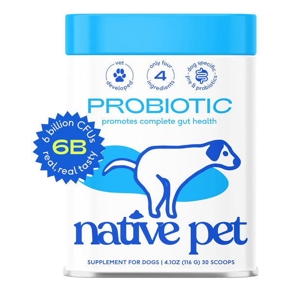 Probiótico En Polvo Para Perros Native Pet Para Salud Digestiva