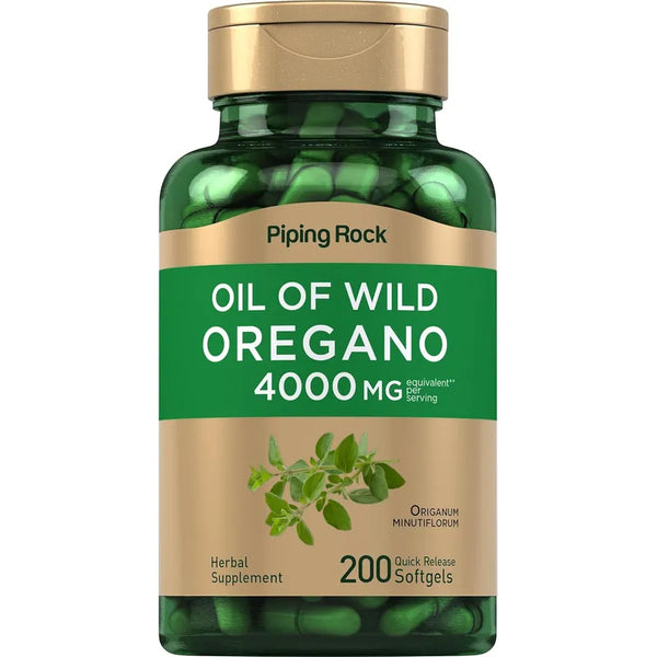 Capsulas Aceite Oregano 4000 Mg 200 Unidades Extracto Natural