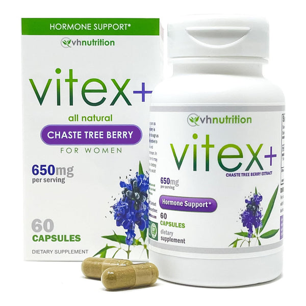 Vitex 650 Mg Natural Fertilidad Equilibrio Hormonal Menopausia 60 Caps