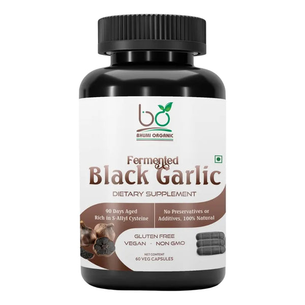 Capsulas De Ajo Negro Fermentado 500 Mg 60 Capsulas Naturale