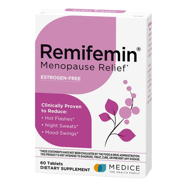 Suplemento Alivio Menopausia Cohosh Negro Sin Estrógenos 60 Tabletas