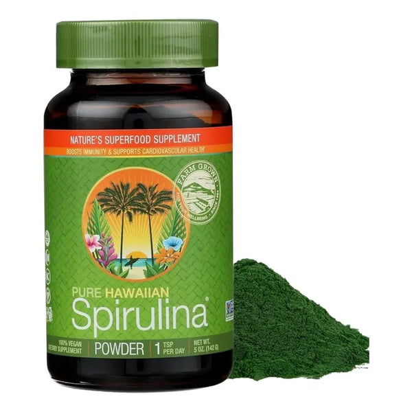Polvo De Spirulina Hawaiano 142g Nutrex Superalimento Vegano Energizante