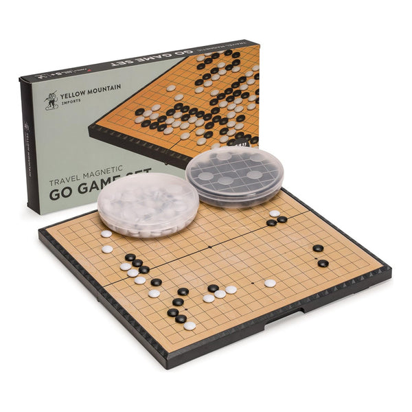 Tablero Go Magnetico Plegable Con Piedras Plasticas Portatil 11 Pulgadas