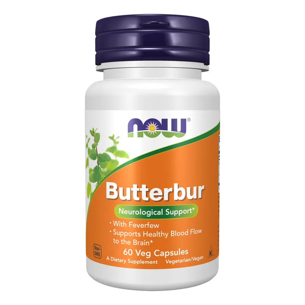 Butterbur Matricaria Suplemento 60 Cápsulas Vegetales Para Apoyo Neurológico