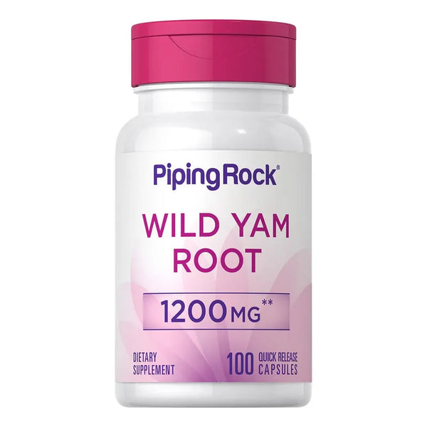 Capsulas De Raiz De Ñame Silvestre 1200 Mg 100 Unidades Liberacion Rapida