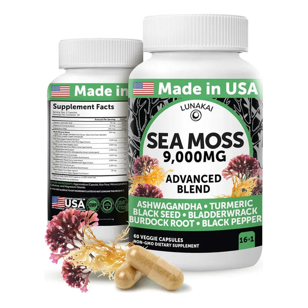 Capsulas De Musgo Marino Irlandes Somos 3000 Mg Nutricion Y Energia