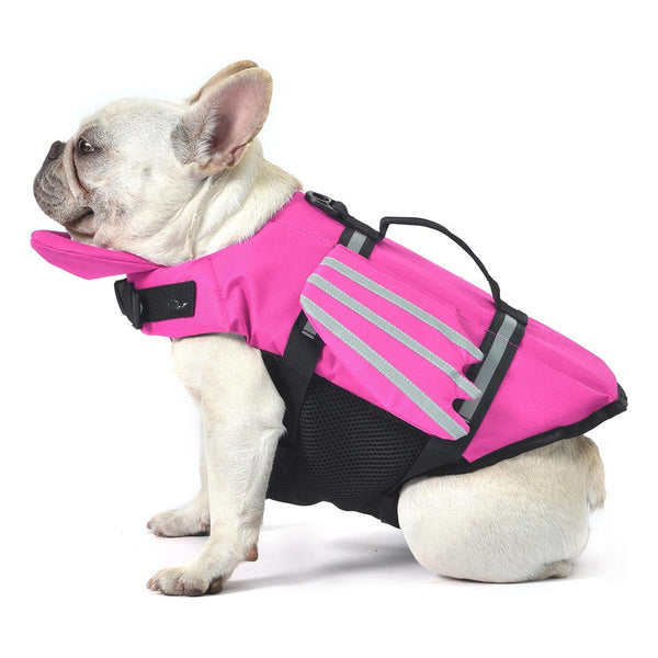 Chaleco Salvavidas Ajustable Para Perros Gran Flotabilidad Diseño Unico