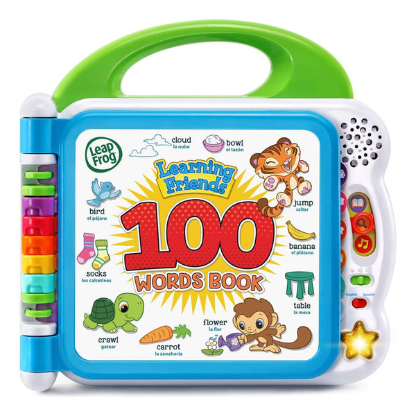 Leapfrog Libro Interactivo Learning Friends 100 Palabras Bilingüe Sonidos Verde