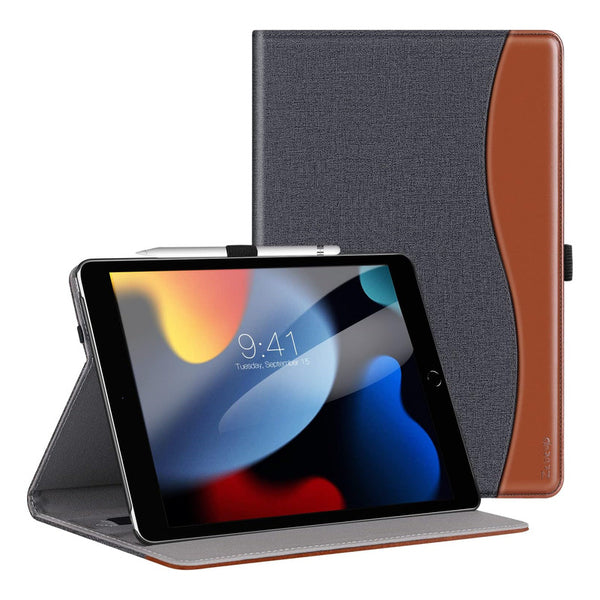 Funda Para IPad 7ª 8ª 9ª Generación ZtotopCases Cuero Plegable Protección Completa