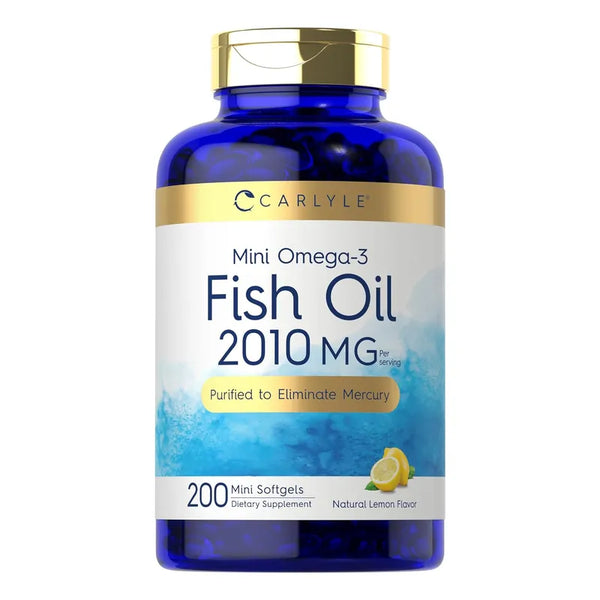 Aceite De Pescado Carlyle 200 Capsulas Omega 3 Sin Gluten