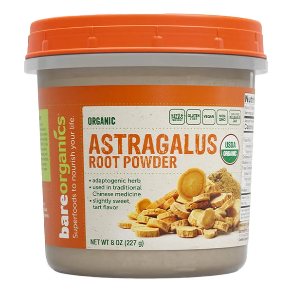 Bareorganics Astragalo Vegano 227 Gr Apoyo Al Estrés