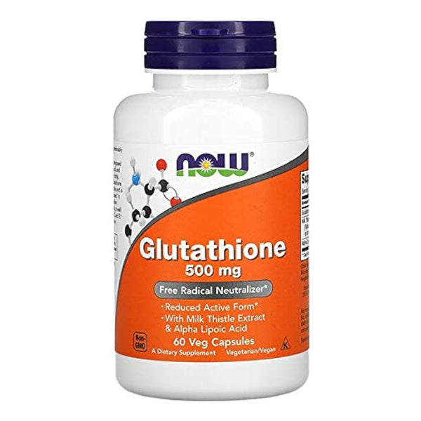 Glutatión Antioxidante Celular 500mg 60 Cápsulas Energía Y Salud Óptima