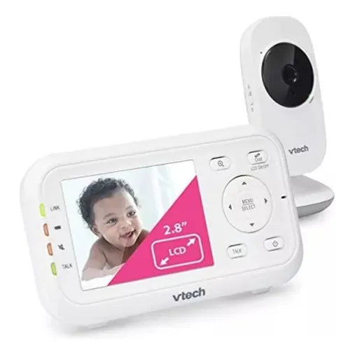 Vtech Monitor De Video Pantalla Lcd 2.8 Cuida Y Vigila A Tu Bebé Con Tranquilidad