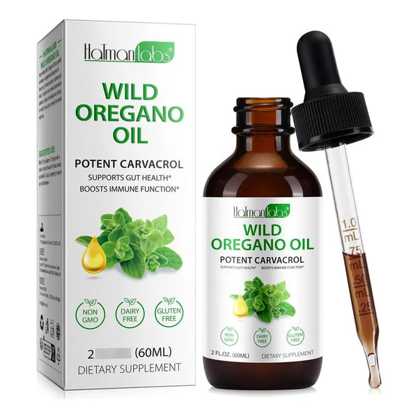 Aceite De Orégano Orgánico Líquido 60 Ml Apoyo Inmune Y Digestivo