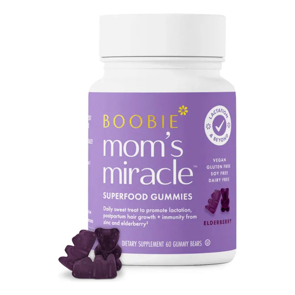 Boobie Bears Gomitas Lactancia Moringa Saúco Aumento Leche Materna