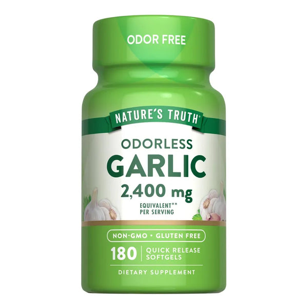 Capsulas De Ajo Sin Olor 2400 Mg Natures Truth Antioxidante