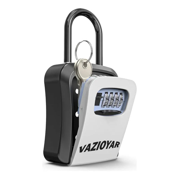 Caja De Seguridad Exterior Con Combinación 4 Dígitos Llave Portátil Impermeable