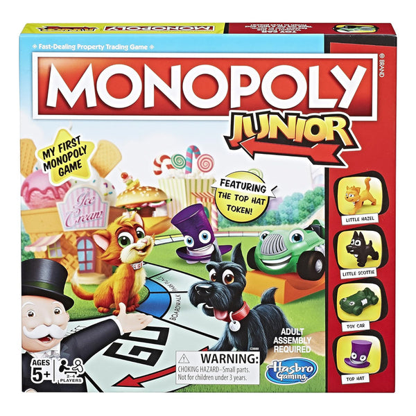 Juego De Mesa Monopoly Junior Para Niños Aprendizaje Y Diversión