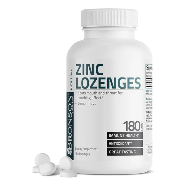 Pastillas Masticables De Zinc Antioxidante Bronson
