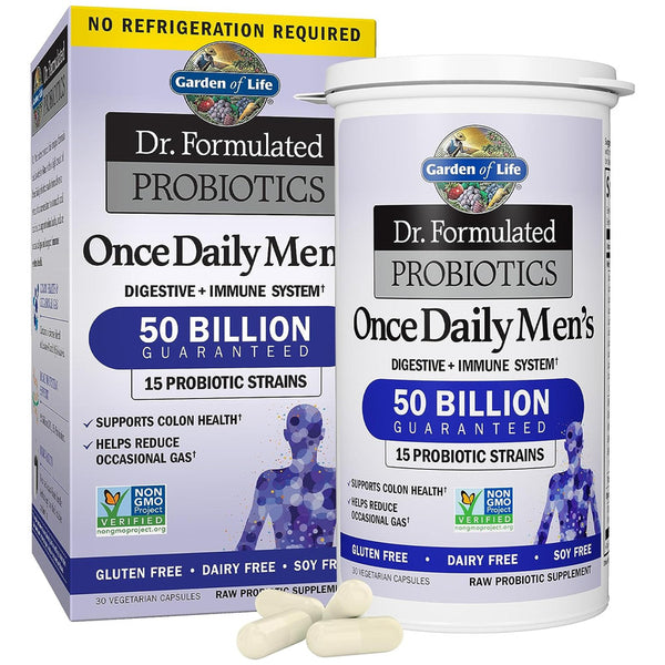 Jardin De La Vida Suplemento De Probioticos Para Hombres Salud Y Digestión