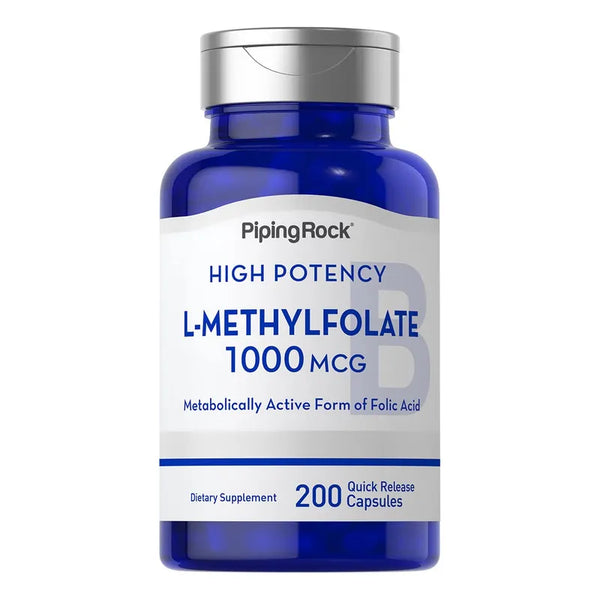 L Metilfolato 1000 Mcg 200 Cápsulas Optimizado Y Activado Sin OMG Sin Gluten