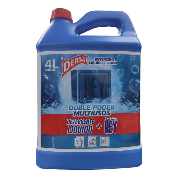 Detergente Dersa 4L Jabon Rey Limpieza Profunda Aroma Natural