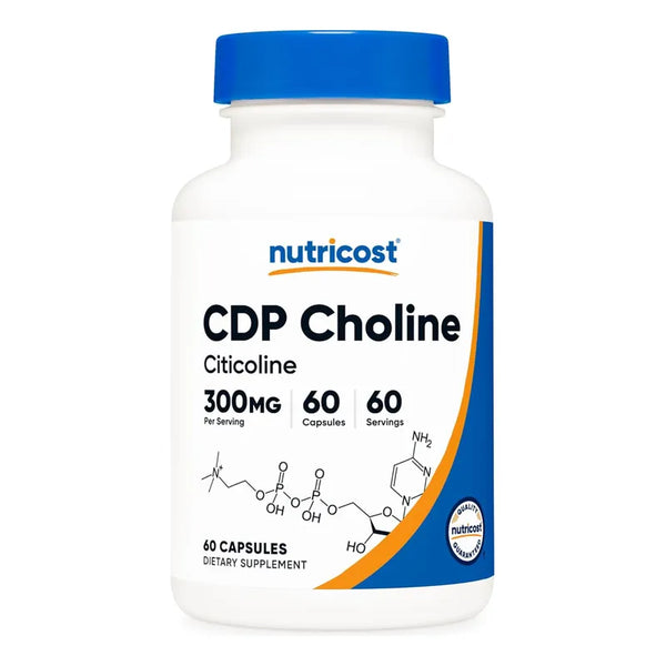 Cdp Colina Citicolina 300 Mg 60 Cápsulas Optima Concepción Mental