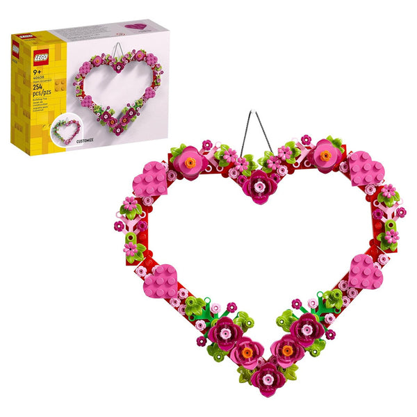 Lego Juguete De Construcción Corazón De Flores Decoración Creativa Para Niños Y Adultos