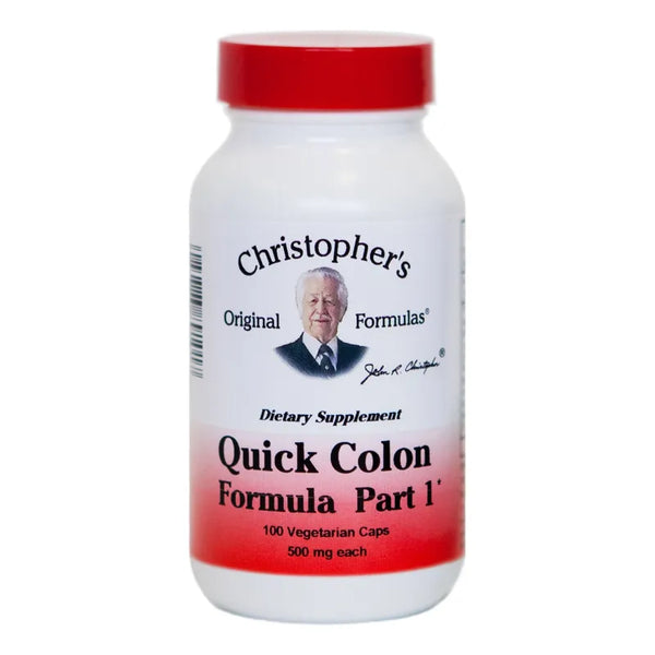 Capsulas Vegetarianas Quick Colon 100 Unidades Limpieza Eficaz