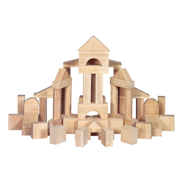 Bloques de Madera Lisos Para Armar Multicolor 1 Kg Melissa & Doug Juguete Educativo para Niños