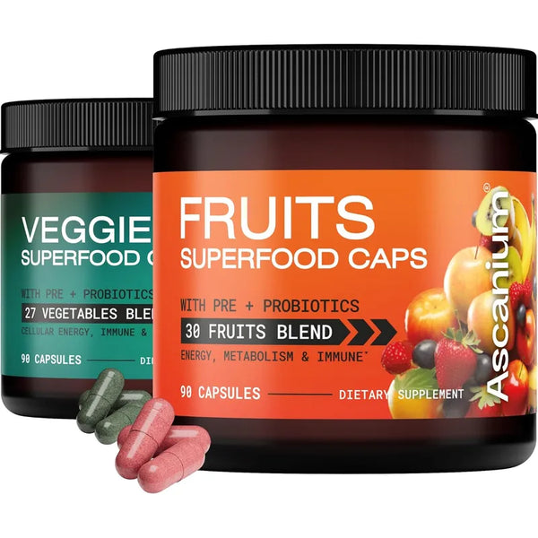 Capsulas Energeticas De Frutas Y Verduras Para Adultos