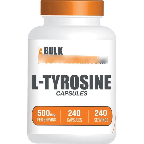 Capsulas Ltirosina 500mg Aminoacidos Energizantes Paquete De 240 Unidades