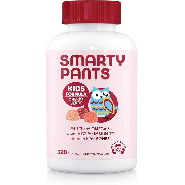Vitaminas En Gomas Para Niños SmartyPants Cherry Berry Multivitamínico
