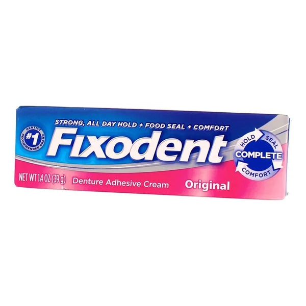 Crema Adhesiva Para Dentaduras Fixodent Original Paquete Doble