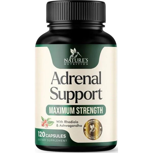 Apoyo Suprarrenal Con Ashwagandha Hierbas Adaptogénicas Energía Y Bienestar