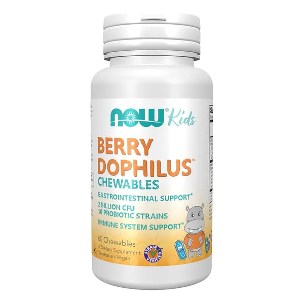 Tabletas Probióticas Con Frutos Rojos 60 U Para Niños Y Adultos Salud Digestiva