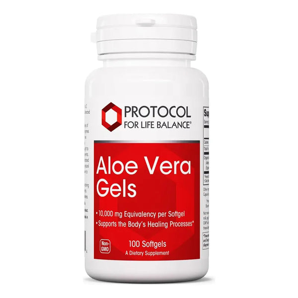 Aloe Vera Geles Apoyo Digestivo Curativo 100 Cápsulas Blanda