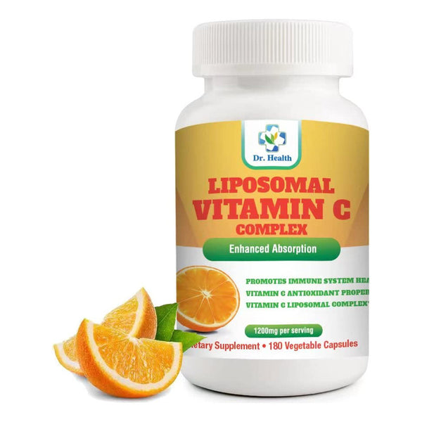 Vitamina C Liposomal Suplemento de Alta Absorción 1200 Mg 180 Cápsulas