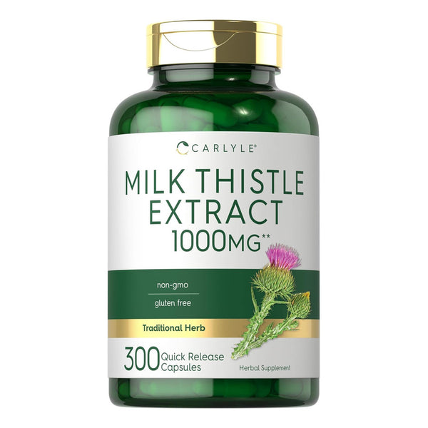 Cardo Mariano 1000 Mg 300 Cápsulas Carlyle Extracto Natural