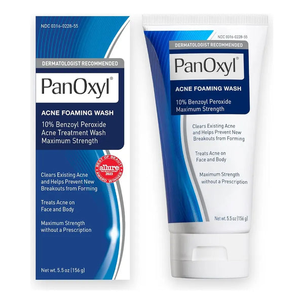 Panoxyl Espuma Limpiadora Para El Acne 156gr Con Peroxido De Benzoilo