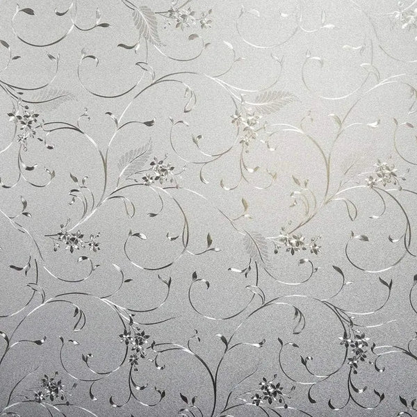 Película Vidrio Esmerilado Estática Baño Decoración Privacidad Sin Adhesivos