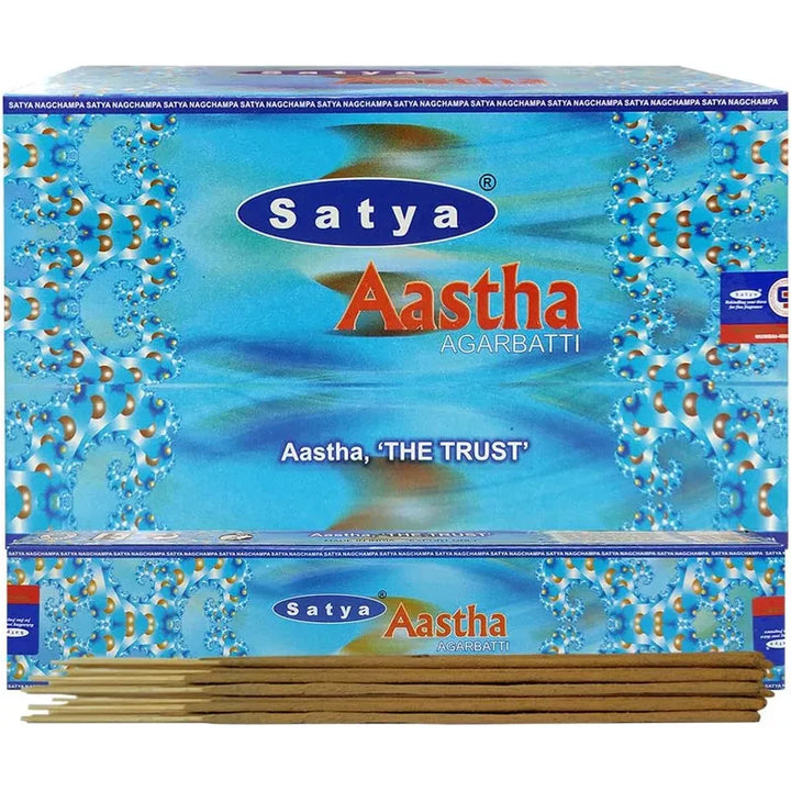 Aastha Varillas De Incienso Aroma Suave Y Soporte Incluido - Imagen 2