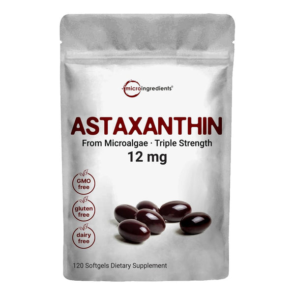 Astaxantina 12mg Suplemento Antioxidante Premium En Cápsulas