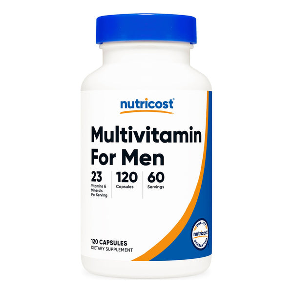 Multivitamínico Masculino 120 Cápsulas Vitaminas y Minerales Saludables