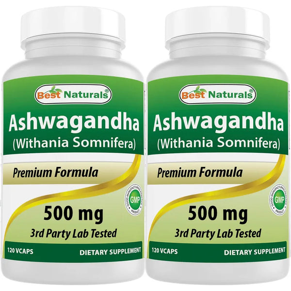 Capsulas De Ashwagandha Para Relajacion Y Bienestar 500mg 240