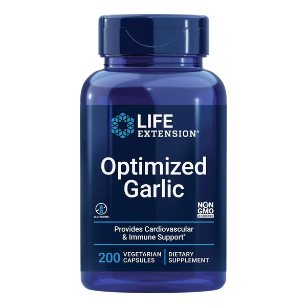 Ajo Optimizado Cápsulas Estandarizadas Salud Corazón Vegetariano 200