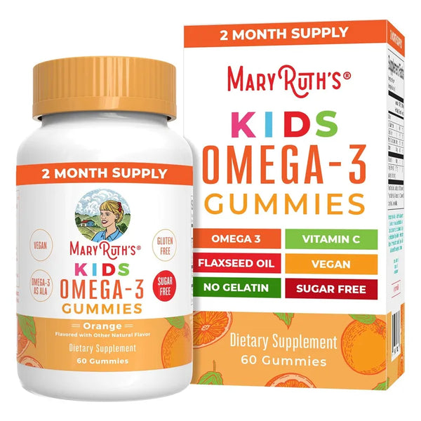 Gomitas Omega 3 Para Niños Sin Azúcar Con Vitaminas Para Salud Integral