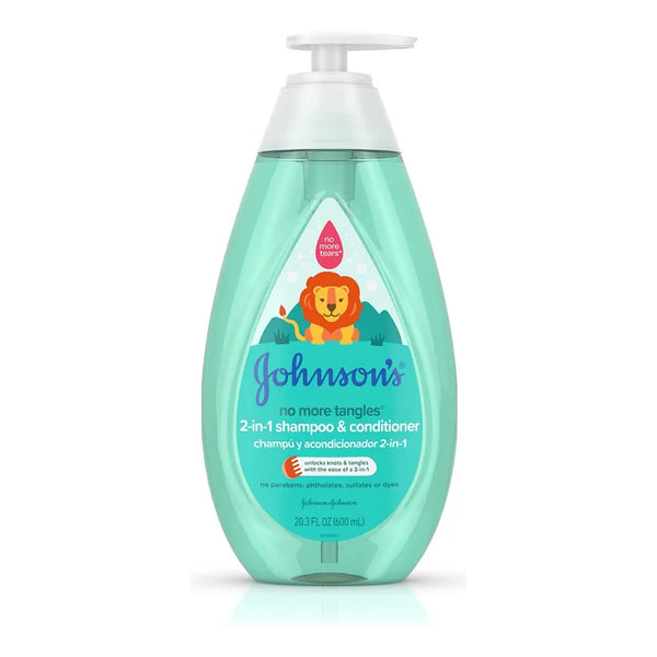 Johnsons No More Tangles Champu Y Acondicionador 2 En 1 Para Ninos