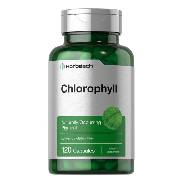 Capsulas De Clorofila Natural Horbaach 120 Unidades Sin Gluten